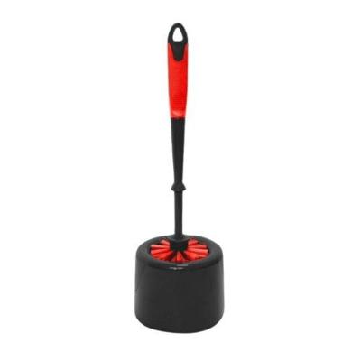 Escova Sanitária com Suporte para Banheiro Branco e Cinza Design Moderno Powermaid