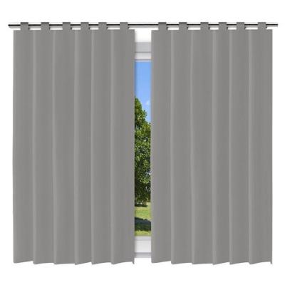 Cortina Blackout Película 200x200cm PVC para Quarto Cinza Vida Pratika