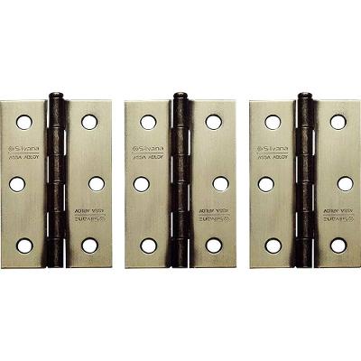 Dobradiça com Pino Solto 3.1-2 X 2.1-4 3 Peças 98039 Oxidada para Portas e Armários Silvana