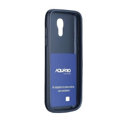 Kit Adaptador para Celular Aquário Cf-495 para Samsung S4 Mini Cabo Rg174 1 Metro Tnc Fêmea