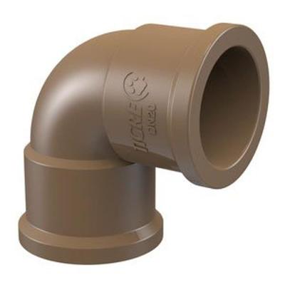 Joelho Soldável 90 graus  32mm 22150332 para Tubulação de Água Fria Marrom Tigre