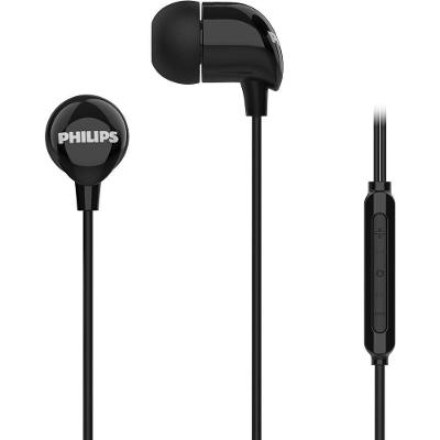 Fone de Ouvido Intra Auricular com Fio Philips TAE2146BK-00 com Microfone USB C Preto