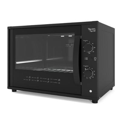 Forno Elétrico de Bancada Terim Top 60 Black 60L 1750W com Grill e Luz Interna Preto 220V