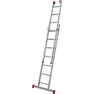 Escada Extensiva 3 em 1 ESC0616 2 X 7 Degraus de Alumínio 150kg Botafogo Lar & Lazer