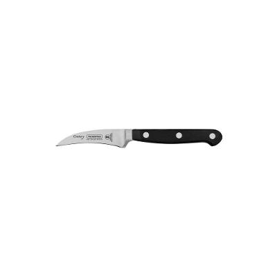 Faca Tornear Century para Cozinha Aço Inox Cabo Policarbonato Preto Tramontina