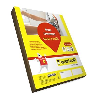 Folha de Lixa para Massa G150 0652.00150.0001pct Acabamento em Superfícies Vermelho Quartzolit