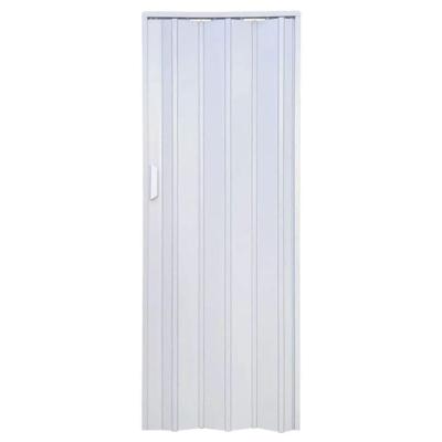 Porta Sanfonada 628 Manual de Pvc 210x94cm para Áreas de Serviço Branca Bariri PVC