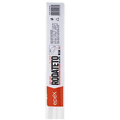 Moldura Canto Rodateto E35 24cm Branco para Acabamento Interno 2 Peças Epex
