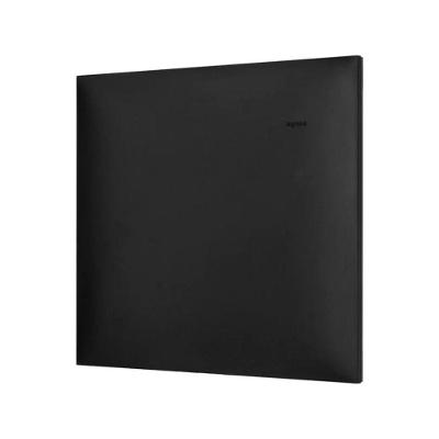 Placa Cega 4x4 618510PT Linha Pial Plus+ Design Moderno Preto Legrand para Decoração Contemporânea