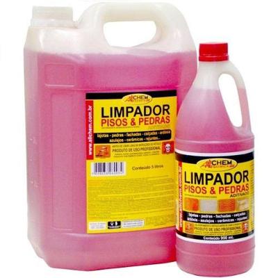 Limpa Pisos e Pedras Aditivado Allone 5L para Superfícies Encardidas Allchem