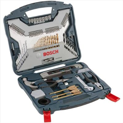Kit Jogo de Brocas e Ferramentas X-Line 2607017395 103 Peças em Maleta Titânio Bosch