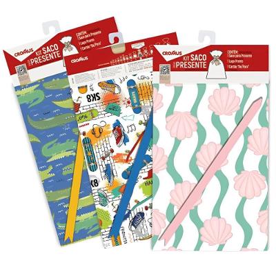 Kit Saco de Presente Infanto Juvenil 50x70cm 1 Unidade Cromus