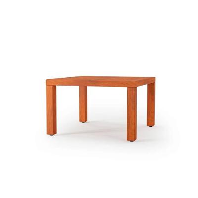 Mesa de Centro Riviera Quadrada Madeira Maciça 50cm Marrom Seiva Cosméticos
