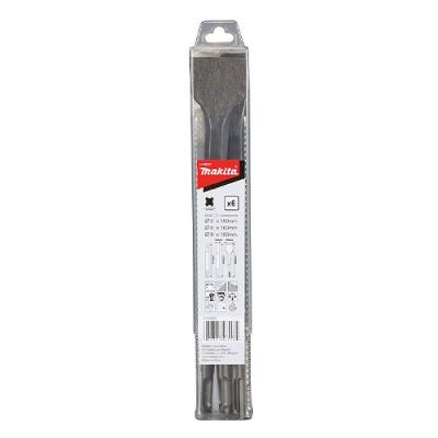 Kit Ponteiro Talhadeira e Brocas 5 a 8mm Sds Plus 6 Peças D-58920 Makita