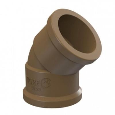 Joelho Soldável 45 Graus 25mm 22140264 para Água Fria Marrom Tigre