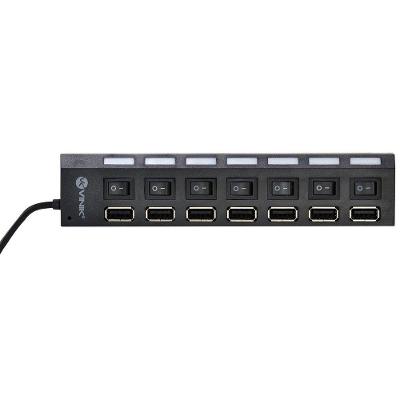 Hub Usb 2.0 7 Portas HUV-40 com Cabo e Led Indicador para Computador e Notebook Vinik
