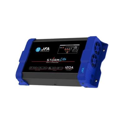 Fonte Carregador de Bateria Auto Storm Lite 120A Bivolt para Som Automotivo JFA Eletrônicos