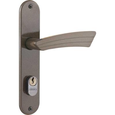 Fechadura Externa 2600-90 Blf Aliança para Porta Bronze Latonado Fosco Pop