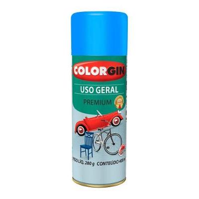 Spray de Tinta Uso Geral para Bike Spray Uso Geral para Bike Azul 400ML Colorgin