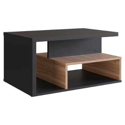 Mesa de Centro B92 Retangular MDP 67,5cm Preto Montana Nova Mobile