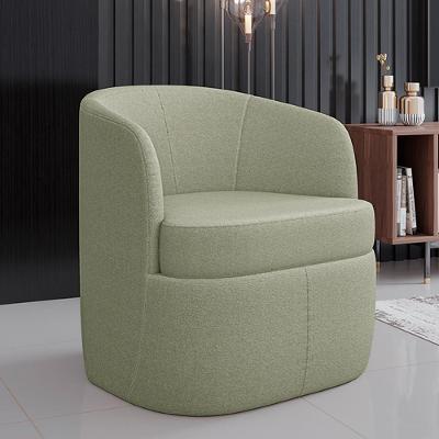 Poltrona Decorativa Bel G33 Sala de Estar Bouclê Confortável Verde Oliva Gran Belo