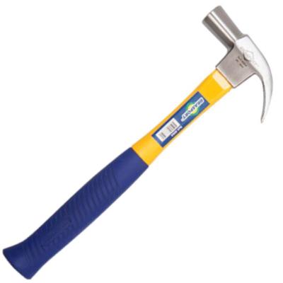 Martelo de Unha Polido 29mm 8067 com Cabo em Fibra Amarelo Brasfort