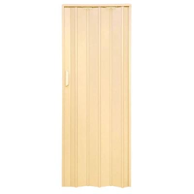 Porta Sanfonada 695 Manual em PVC 210x84cm para Closet Lavanderia Bege Bariri PVC