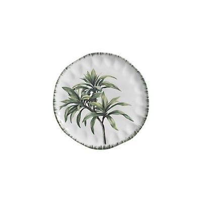 Prato Raso Verde Imperial Cerâmica Elegante para Mesa Posta Verde Cerâmica Scalla