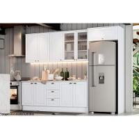 Armário de Cozinha Modulado  Americana 1 Porta Branco - Henn - 3
