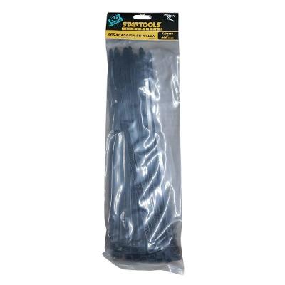 Abraçadeira de Nylon 30cm X 7,6mm para Fixação com Proteção UV Preta Startools