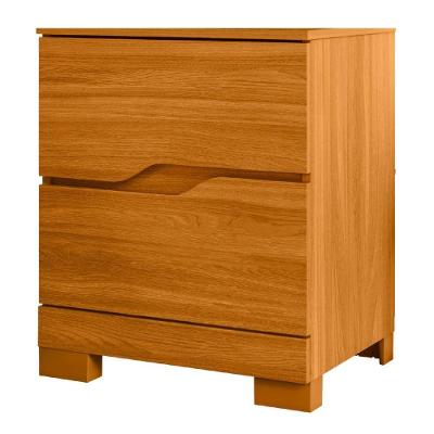 Mesa de Cabeceira Ares 2 Gavetas MDP MDF Cinamomo Moval Móveis