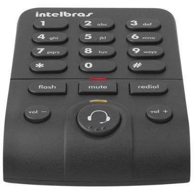 Telefone Intelbras HSB 40 com Headset para Telemarketing com Controle de Volume e Atendimento