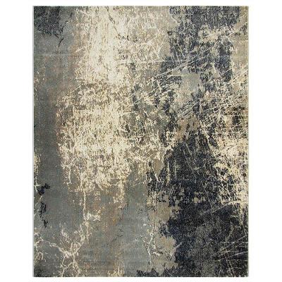 Tapete Decorativo Ágape 200x250 Abstrato Colorido Retangular Polipropileno Poliéster Tear Algodão