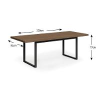 Mesa Diretor Escritório Industrial Frame F220 Munique - Kappesberg - 5