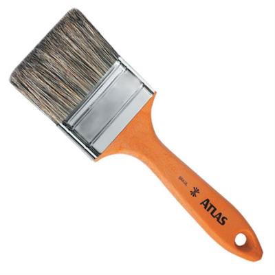 Trincha Média de Cerdas Gris 3-4 395-2 para Pintura Pincéis Atlas