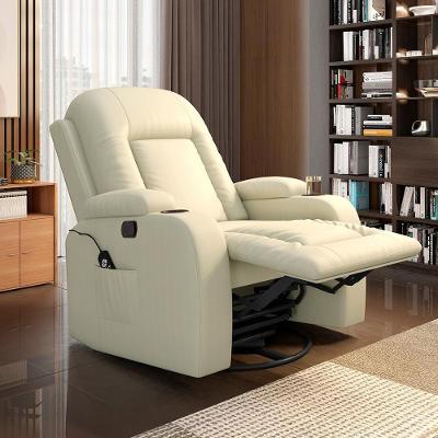 Poltrona Reclinável Gambon G31 com Massagem Aquecimento Pu Bege Gran Belo