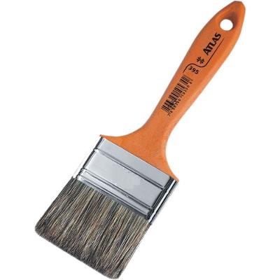 Trincha Média de Cerdas Gris 1-2 395-1 para Látex e Acrílica Pincéis Atlas