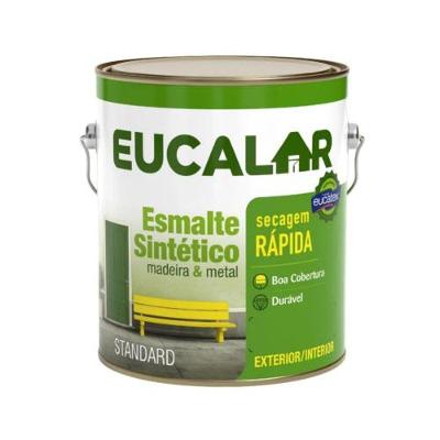 Tinta Esmalte Alto Brilho Standard Eucalar Marrom Conhaque 3,6L Eucatex