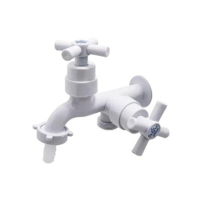Torneira para Tanque e Máquina de Lavar C31 Parede Plástico Abs Branco Bognar
