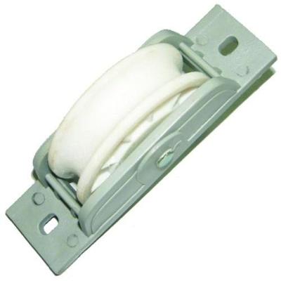 Roldana para Portão com Suporte Côncavo 68mm 7002 em Nylon Rolamentada Gibafér
