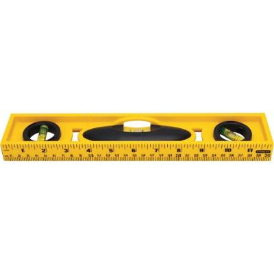 Nível de Resina 3 Bolhas 12 42-466 com Corpo Abs Amarelo Stanley