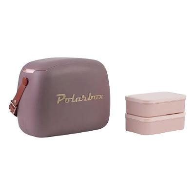 Cooler Térmico 9347 para Bebidas Polipropileno Isolamento Retrô Portátil Bordô Polarbox