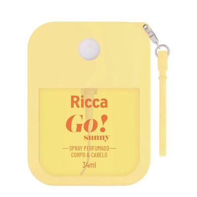 Colônia Spray Go! Sunny Água de Coco Lima Unissex Cítrica e Tropical 34ml Ricca