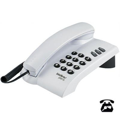 Telefone com Fio Intelbras Pleno com Chave de Bloqueio Cinza Ártico 1 Unidade
