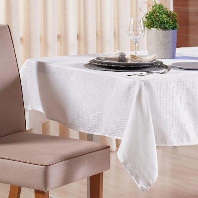 Toalha de Mesa Finesse Poliéster 145x210cm 1 Peça Branco Tessi