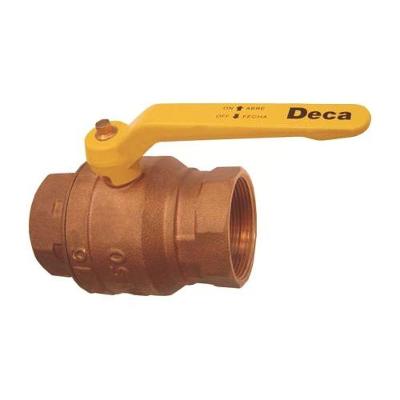 Registro de Esfera Bronze 3-4 para Sistemas Hidráulicos Marrom Deca