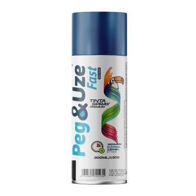 Spray Adesivo Metálico Peg & Uze Azul Secagem Rápida e Alta Resistência Chesiquímica