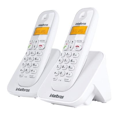 Telefone sem Fio Intelbras Ts 3112 com Ramal Identificador de Chamadas Branco