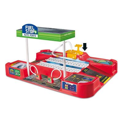 Brinquedo Lava Rápido Auto Posto com Carrinho Infantil em Plástico Lua de Cristal