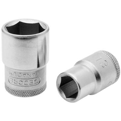 Soquete Sextavado 28mm Encaixe 1-2 Aço Cromo Vanádio 15022 Gedore